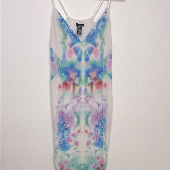 AFRM Blue and Purple Slip Maxi Dress/ Coverup Size XL PTP 19” NWT - Picture 3 of 10